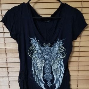 Daytrip tee with lace on sides